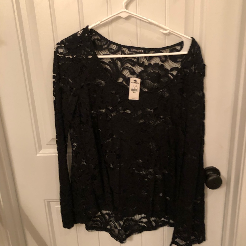 NEW W/TAGS EXPRESS LACE TOP
